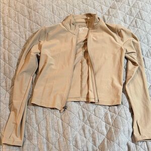 Old Navy Women's Beige Bomber Jacket